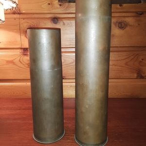 Vintage Military Artillery Shells Art